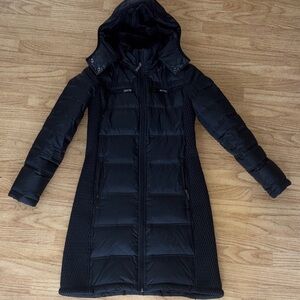 MICHAEL Michael Kors Long Black Puffer Coat